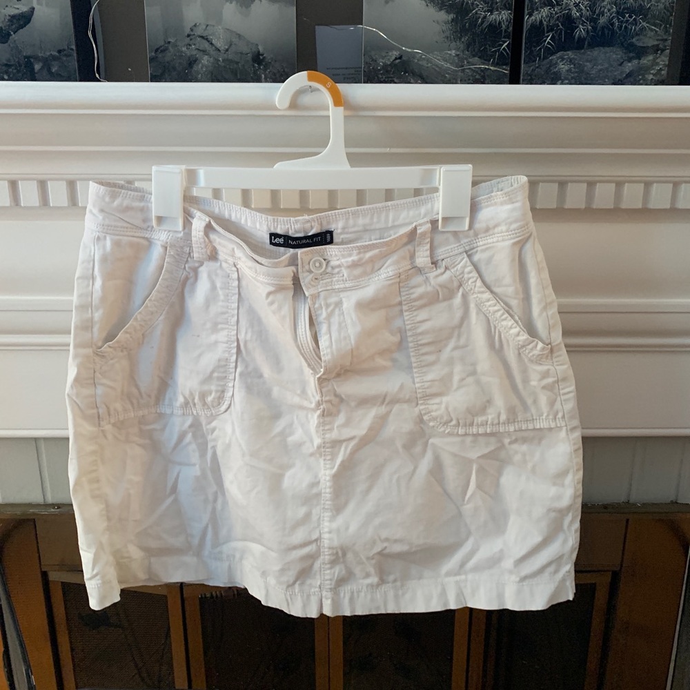 White Skort